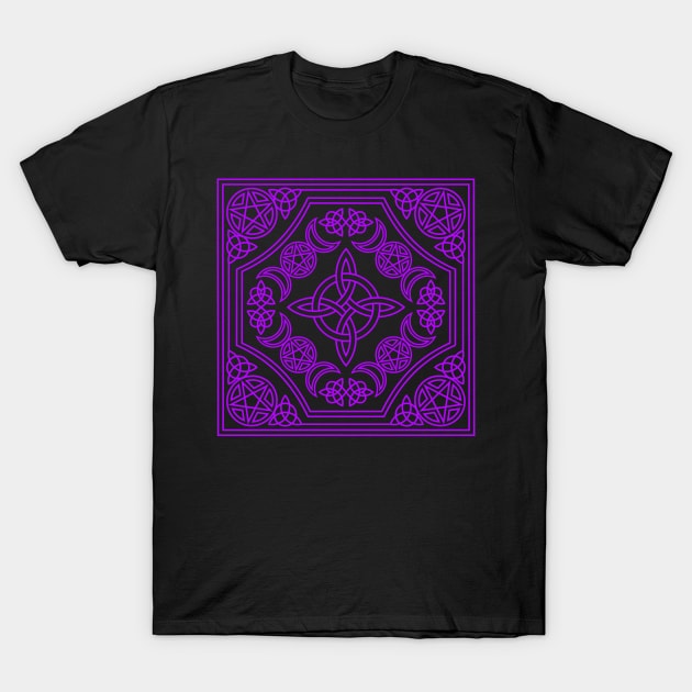 Witch Knot in purple T-Shirt by RavenWake